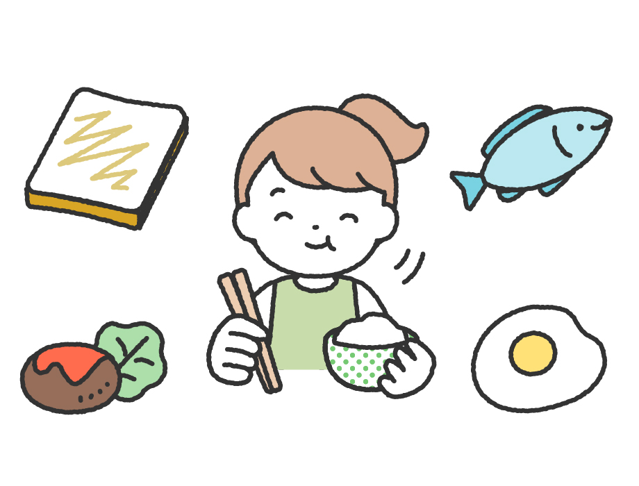 規則正しい生活と栄養バランスの良い食事